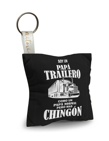 Llavero Mini Cojín Dad trailer