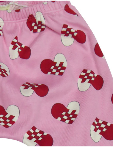 Pantalón Harem CORAZON AJEDREZ