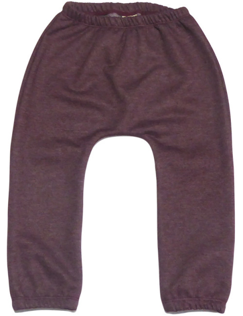 Pantalón Harem franela vino