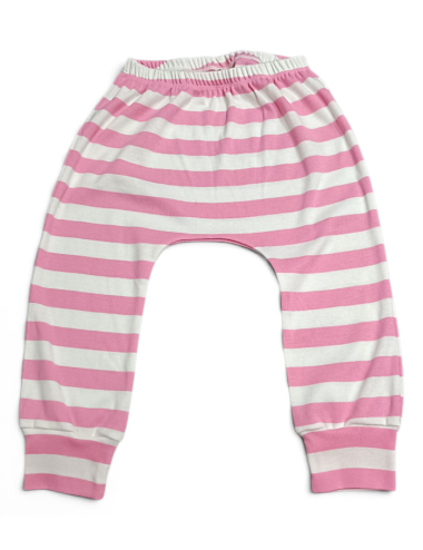 Pantalón Harem Listado chicle