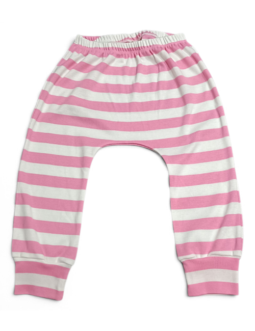 Pantalón Harem Listado chicle