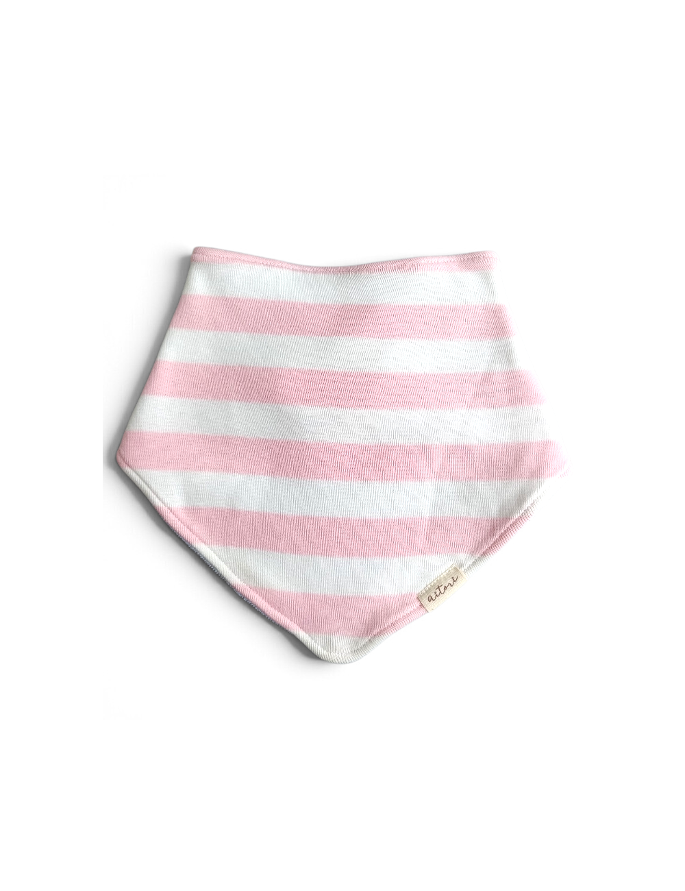 Babero Bandana Listado Rosa