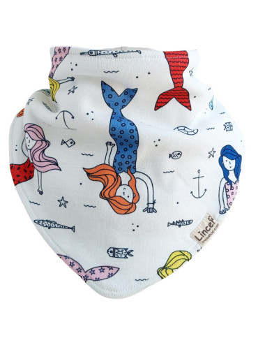 Babero Bandana sirena grande