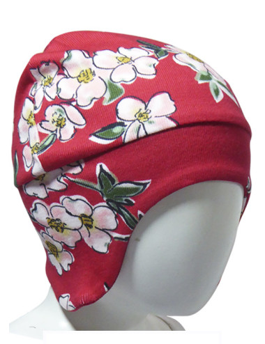 Gorro aviador Rojo Flores