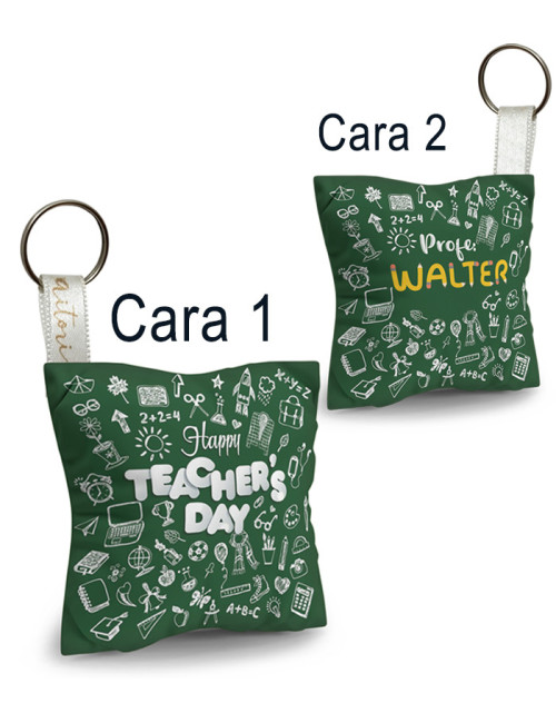 Llavero Mini Cojín Teacher